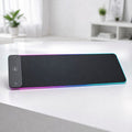 Porodo Gaming RGB Gaming Mouse Pad with 15W Fast Wireless Charger PGMP15W