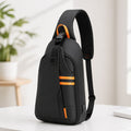 Porodo Gaming Water Resistant Pu Sling Bag with USB -c Port PDX532