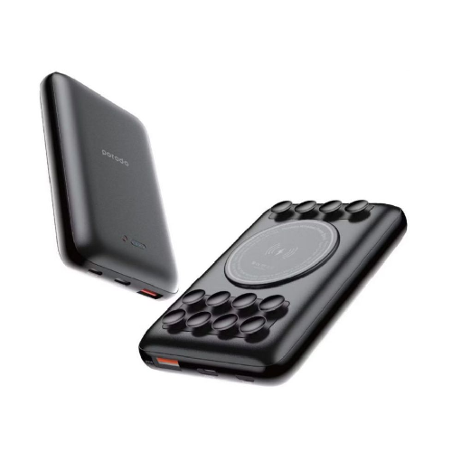 Porodo 10000Mah Suction Power Bank - Black