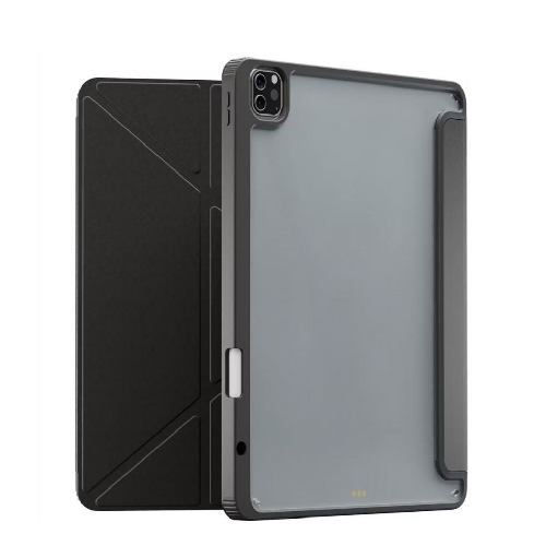 Levelo Conver Clear Back Hybrid Case for iPAD Pro 11-Black