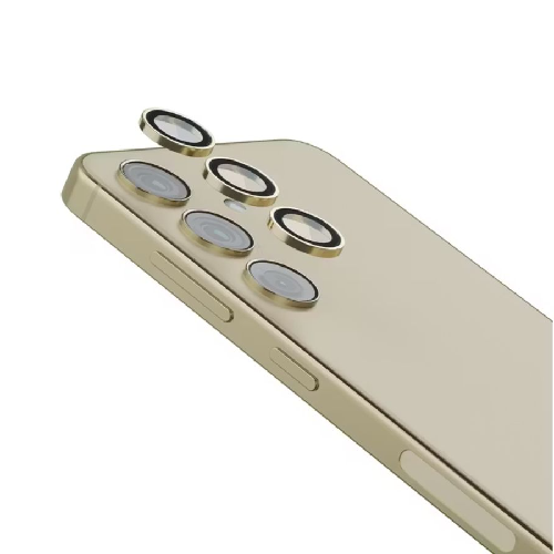 Levelo Trio Camera Lens For Samsung S24 Plus-Titanium Gold