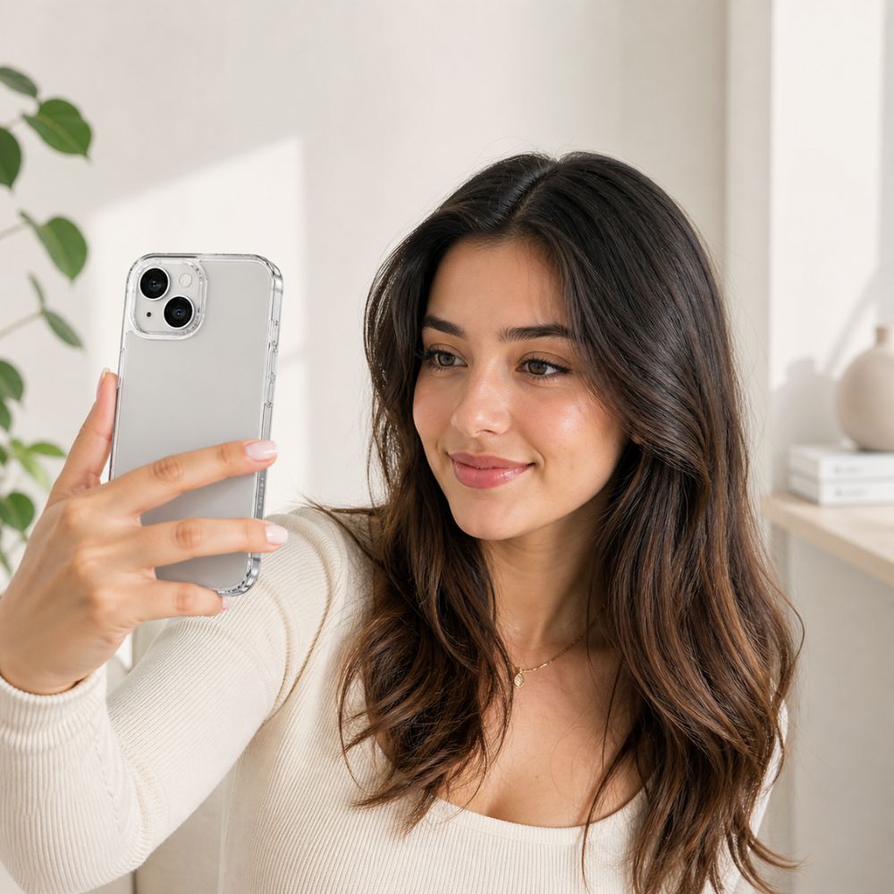 Levelo Lucu iPhone 14 Plus Matte Back Case - Matte Clear