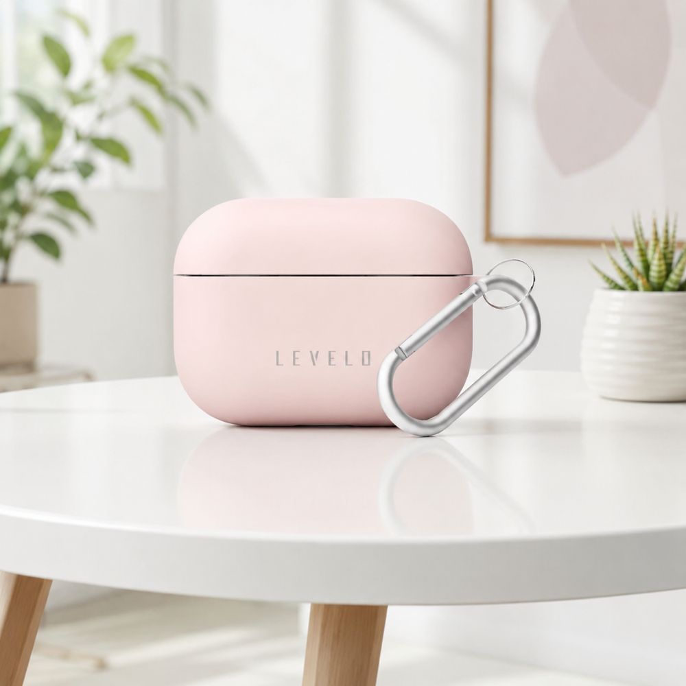 Wireless Earbuds – Levelo Gorra Silicone Airpods PRO Case - Pink
