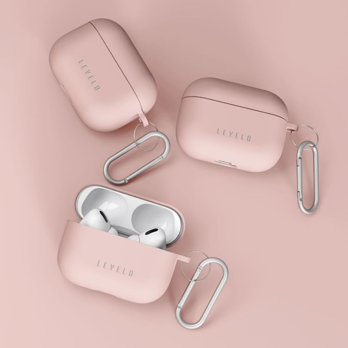Wireless Earbuds – Levelo Gorra Silicone Airpods PRO Case - Pink