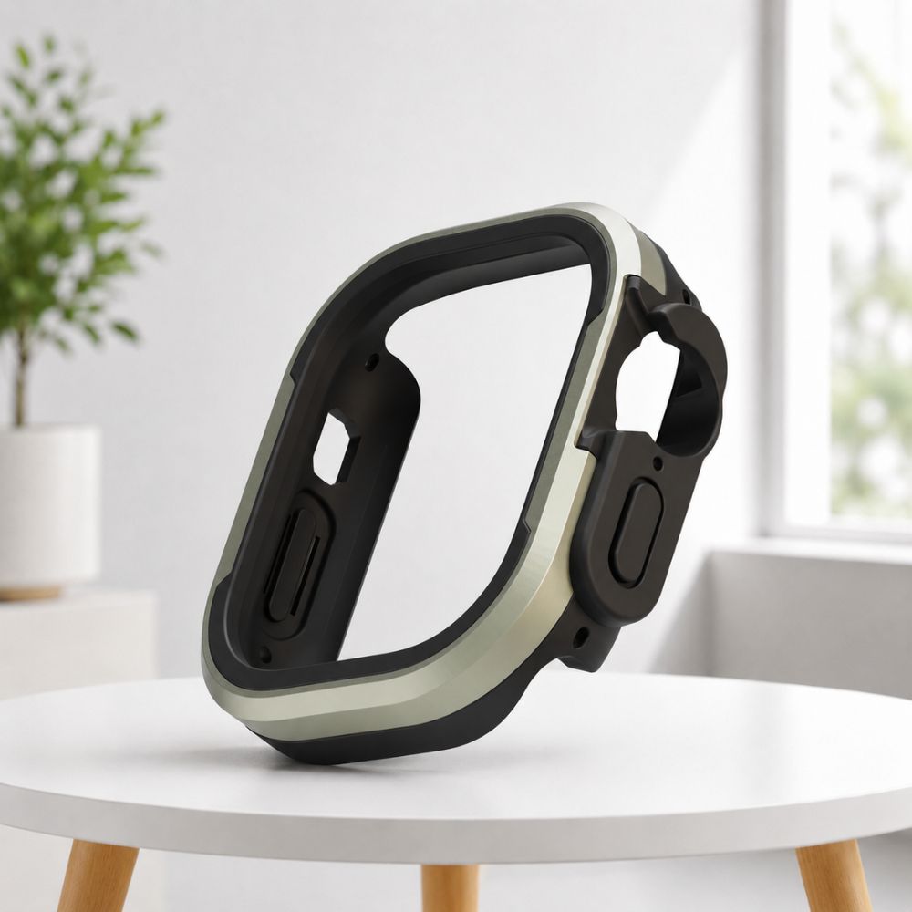 Smartwatch – Levelo Rugged Armour Shield Case for Apple Watch 49MM - Titanium
