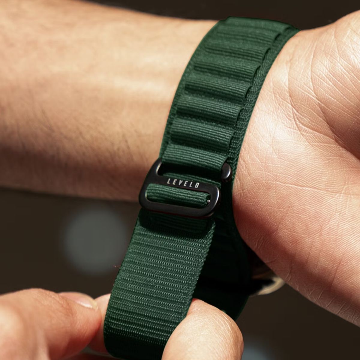 Smartwatch – Levelo Ace Loop Nylon Watch Strap 49MM - Orange
