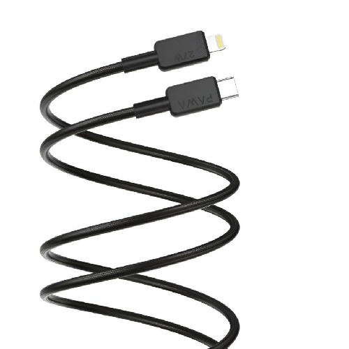 Pawa El-Claro Series Premium Braided Cable USB-C to Lightning 27W - Black
