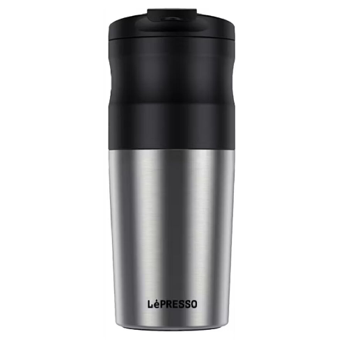 Portable Coffee Maker – Coffee Grinder & Travel Coffee Mug LePresso 400ml