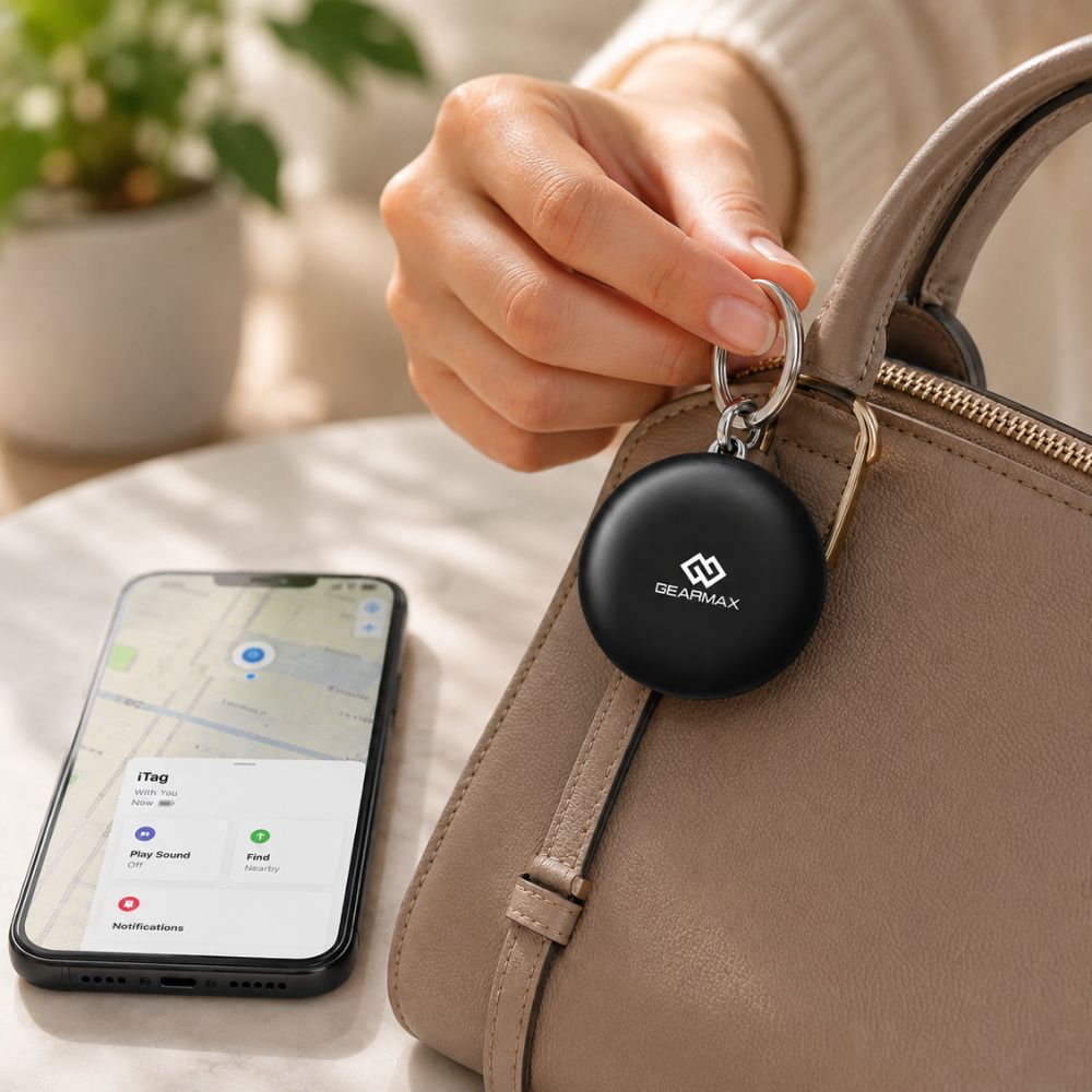 Smart Bluetooth Tracker – Anti-Lost Key Finder & Item Locator Gearmax iTag