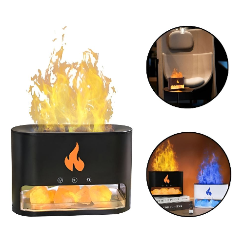 Aroma Flame Diffuser - Black