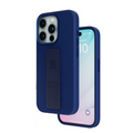 Levelo Morphix Silicone Grip Case For iPhone 15 Pro - Deep Blue