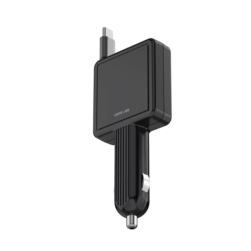 Green Lion Retractable 30W Car Charger