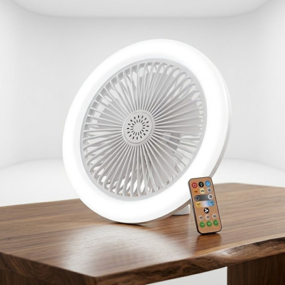 Ceiling Fan with Light- White
