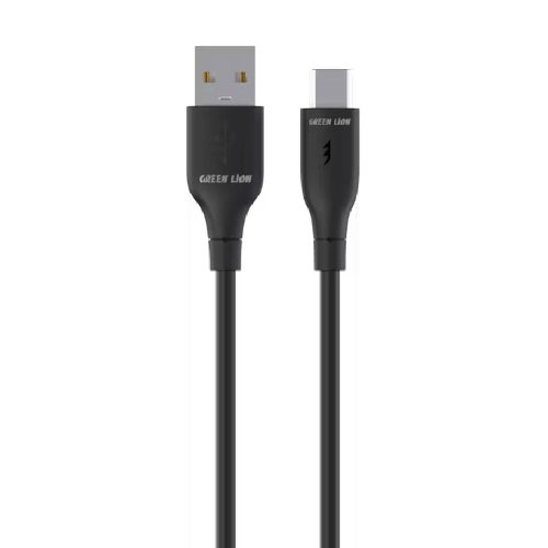 Green Lion USB-A TO USB-C PVC Cable 1M - Black