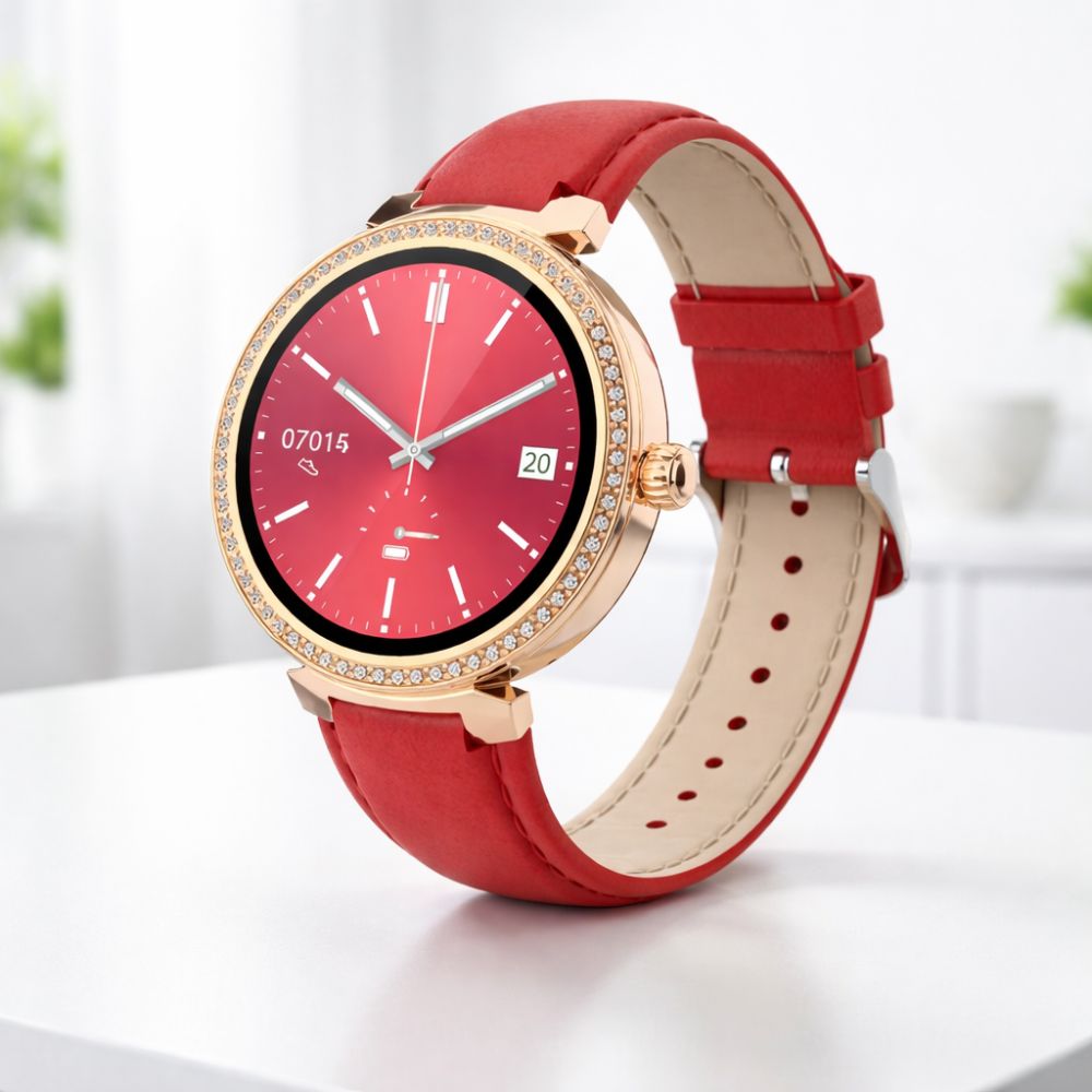 Porodo Belle Smart Watch - Red