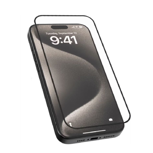 Levelo 2.5D Silk Print Silicone Edge Hd Screen Protector For Iphone 16 Plus