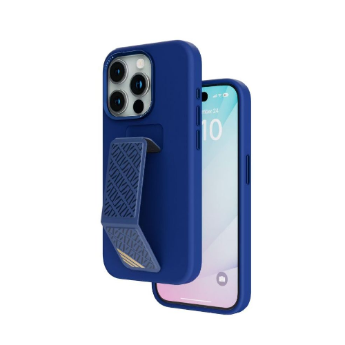 iPhone 15 Pro Case – Silicone Grip Case Levelo Deep Blue