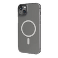 Levelo Magsafe Sensa Clear Back Case For Iphone 14 Plus - Clear/gray