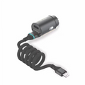 Fast Car Charger – 45W PD Car Charger with Lightning Cable Green Lion