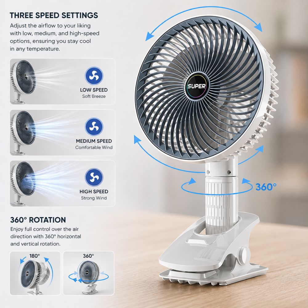 Coolness Multifunctional Desktop Fan