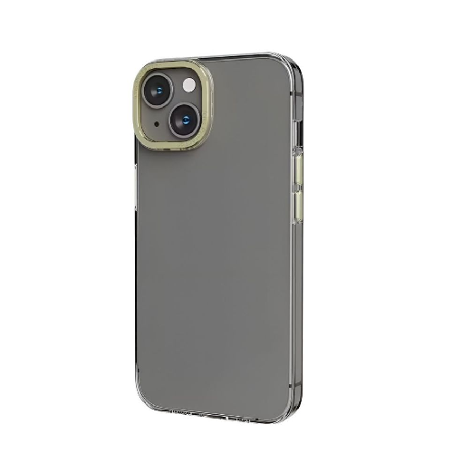 Levelo Sensa Clear Back Case For iPhone 14 Plus - Clear/Champagne