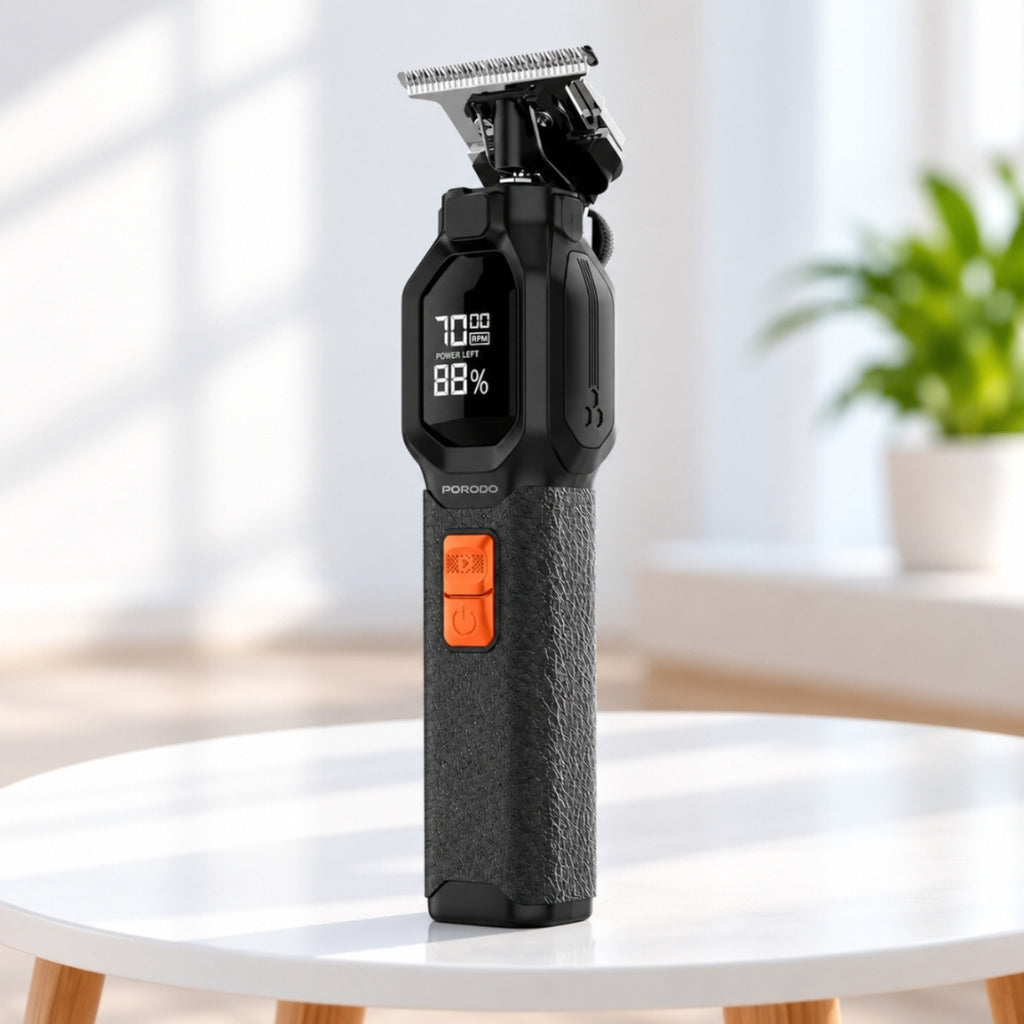 Porodo Lifestyle Multi-Purpose Trio Grooming Kit 3-in-1 Rechargeable Trimmer – Black