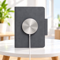 Levelo Harbor Passport Holder with Built-in Find My Tracker – Grey