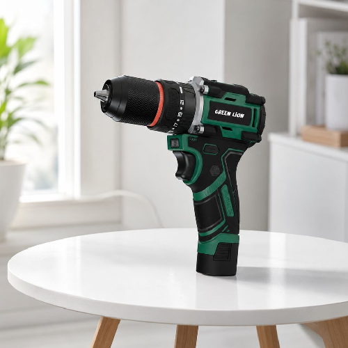 Green Lion GD-13 Power Pro Cordless Hammer Drill - Green