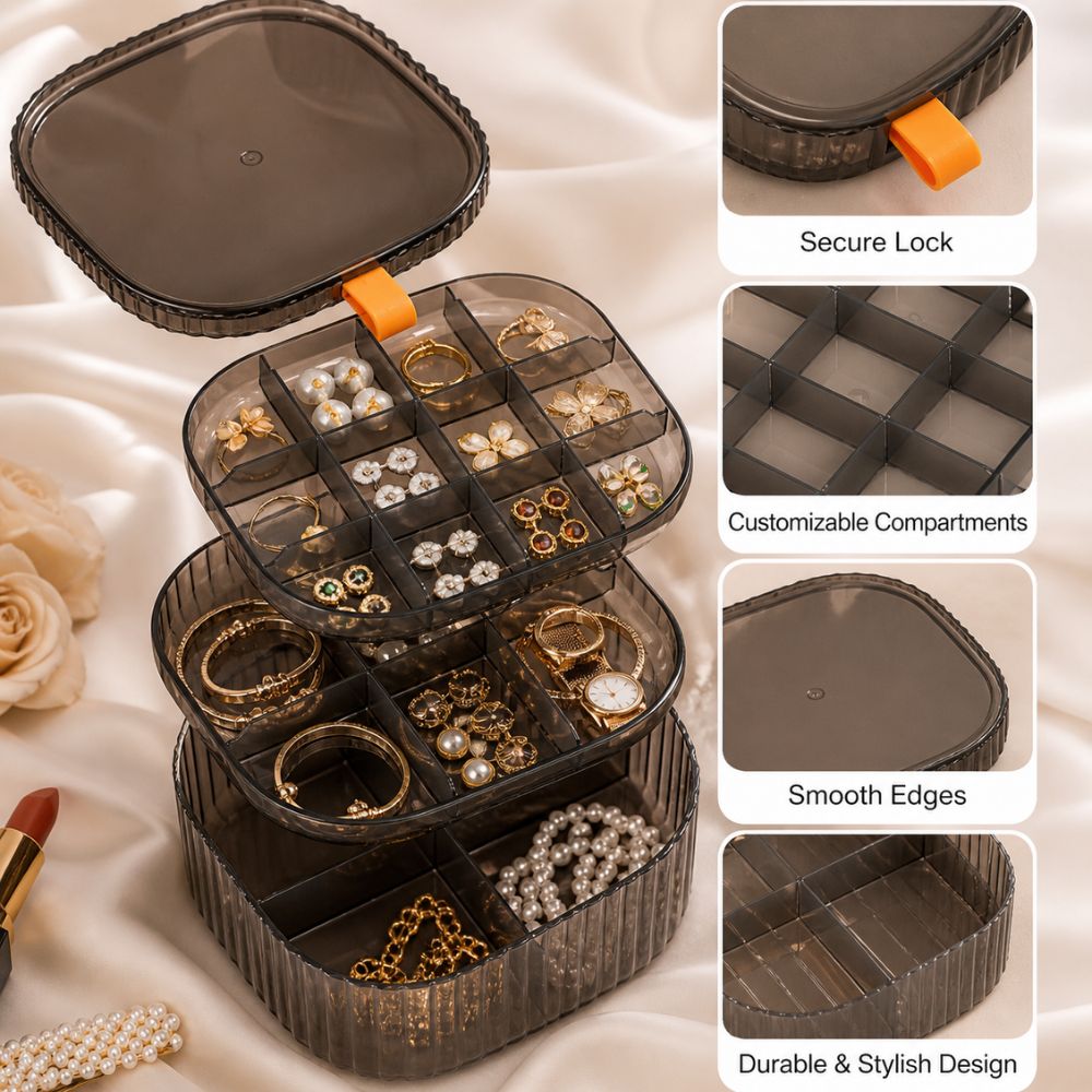 Storage Organizer – Transparent Jewelry Storage Box