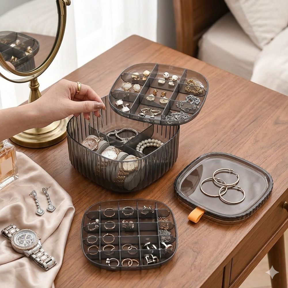 Storage Organizer – Transparent Jewelry Storage Box