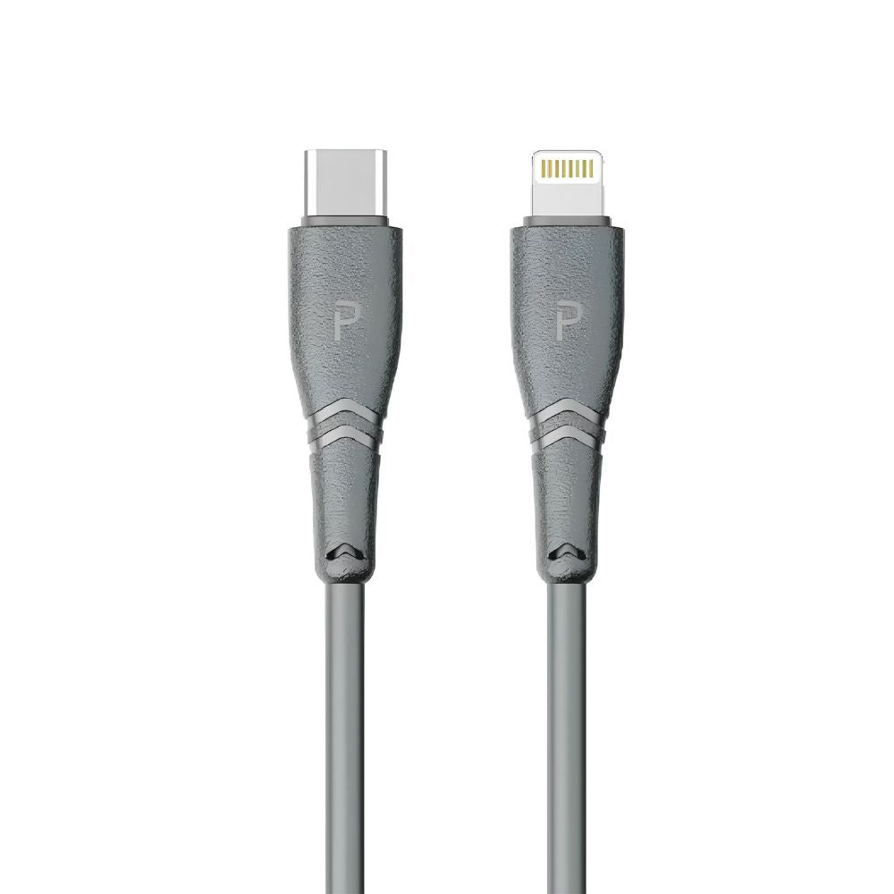 Pawa Type-C to Lightning PVC Cable 27W Quick Charging 1.2m - White