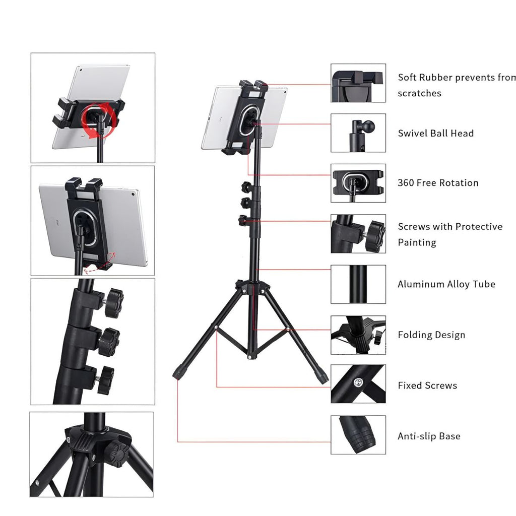 VS-09 Tripod Stand 4.7 to 13 Inch