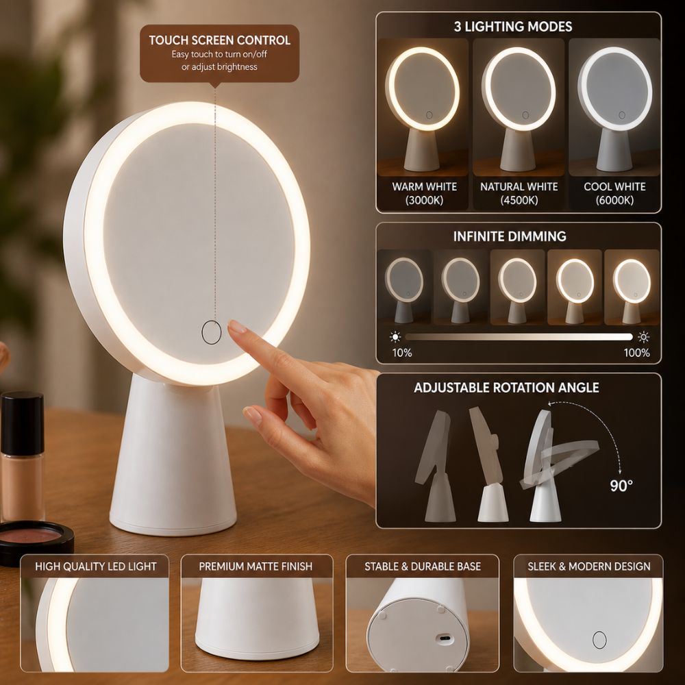 Muti-functional LED Beauty Mirror