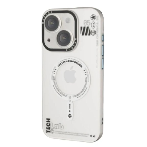 Mezone Tech Magnetic Case iPhone 15 - White
