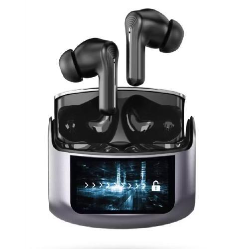 Wireless ANC Earbuds – Touch Screen Bluetooth Earphones Green Lion