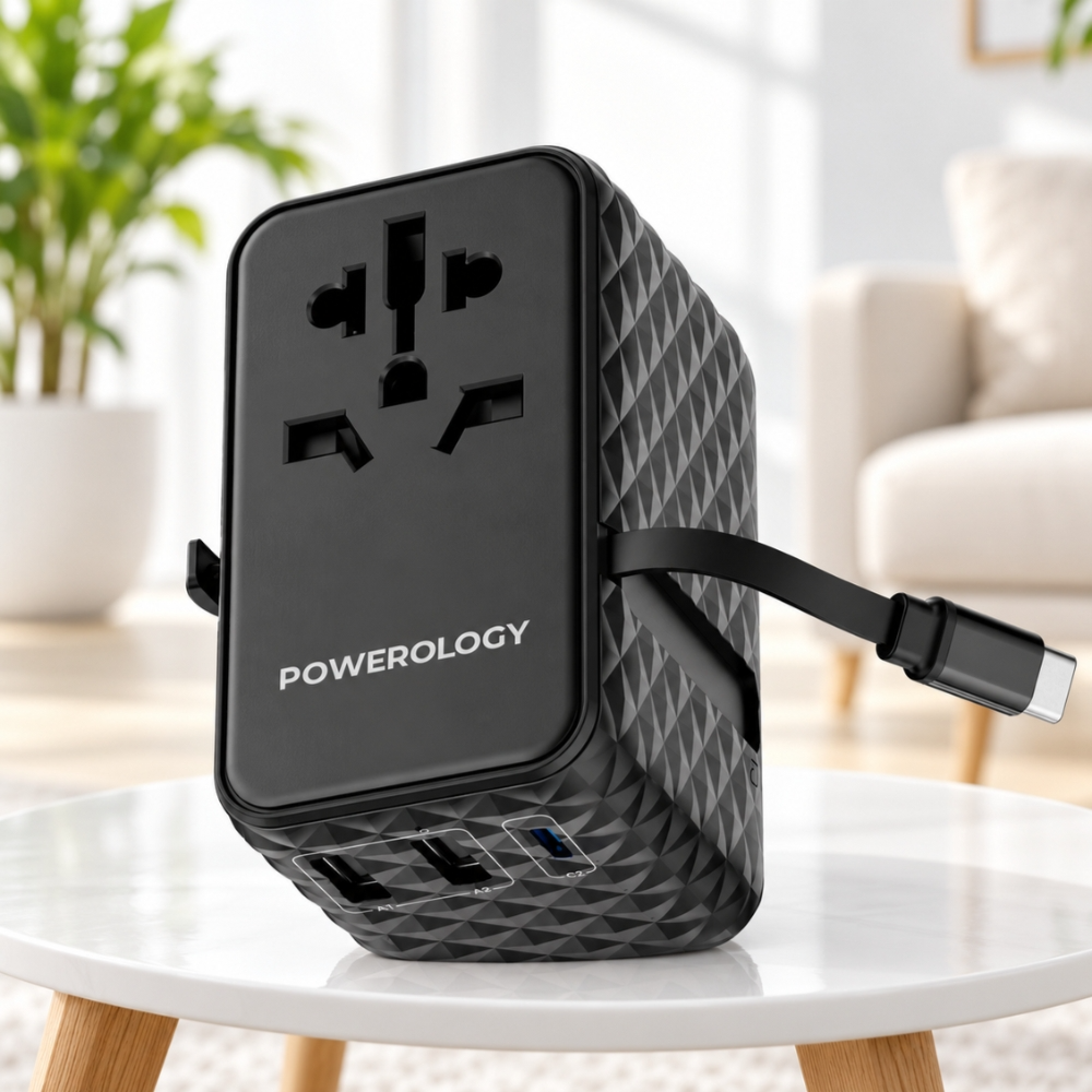 Universal Travel Charger & Travel Adapter – GaN Fast Charger Powerology