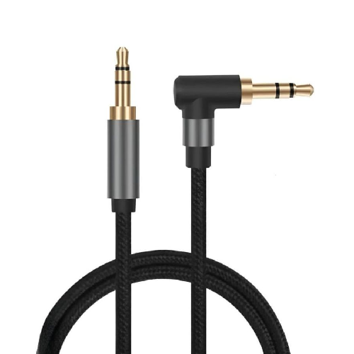Earldom 3.5mm AUX Cable 100cm – Car Audio Cable for Phone, Laptop & Speakers
