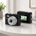 Porodo Mini 1080P HD Vlog Pocket Camera – Portable Digital Camera with Screen & Webcam Mode