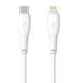 Pawa Type-C to Lightning PVC Cable 27W Quick Charging 1.2m - White