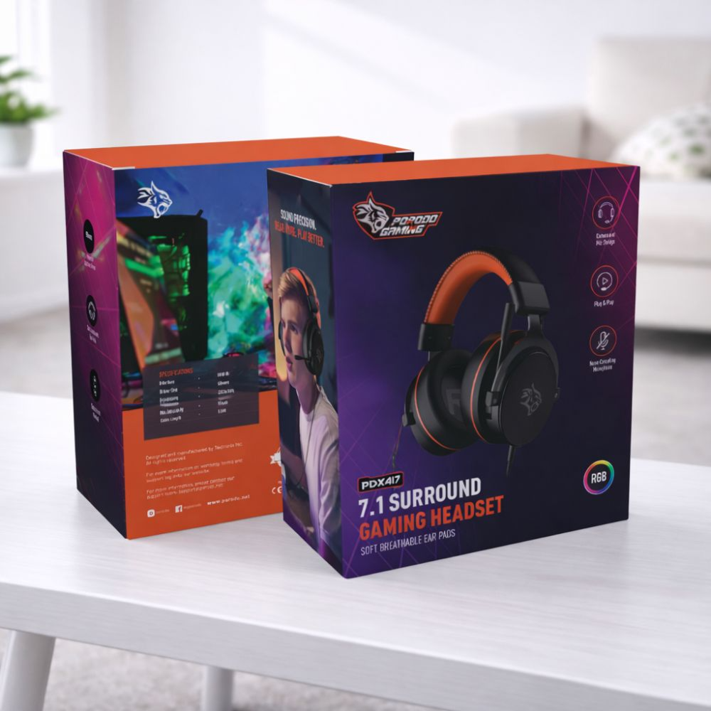 Porodo Gaming Headset with Mic RGB