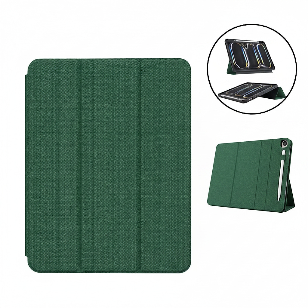 Green Lion Hogo Premium Case with Pencil Holder - iPad Air 13" - Green