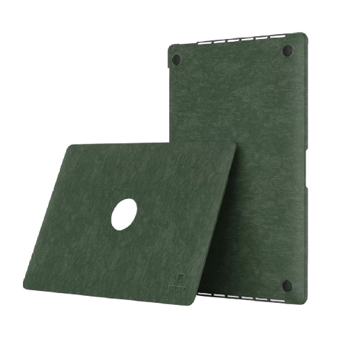 Levelo Gevena Leather Macbook Pro 15" Cover-Dark Green