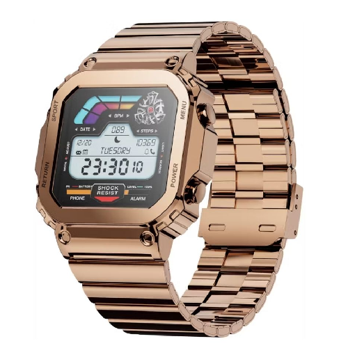 Smart Watch – Bluetooth Fitness Smartwatch Porodo Nomad - Gold