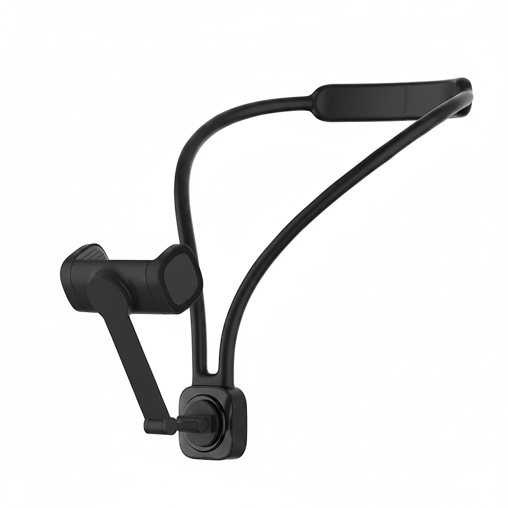 Phone Neck Mount – Hands-Free POV Phone Holder Porodo Black