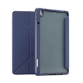 Levelo Conver Clear Back Hybrid Case for iPAD 10.2 (2021)-Blue