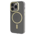 Levelo MagSafe Glory Back Case For iPhone 14 Pro - Matte Clear/Champagn eleve