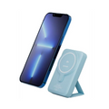 Porodo 10000mAh MagSafe Power Bank With Foldable Stand-Blue
