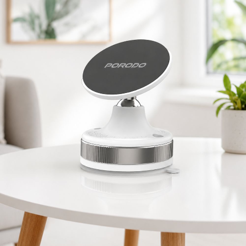 Porodo Vacuseal Smart Suction Magnetic Phone Mount