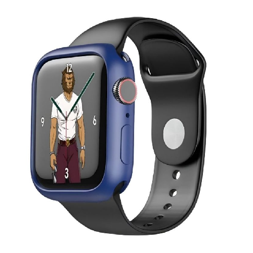 Green Lion Stylin Guard Pro Case for Apple Watch 44mm -Blue