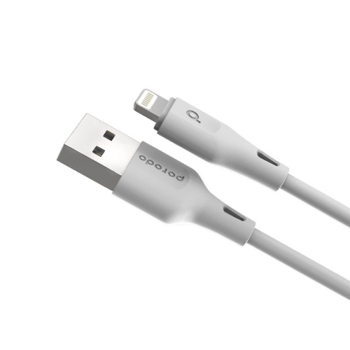 Porodo Usb Cable Lightning Connector 1.2M 2.4A-White
